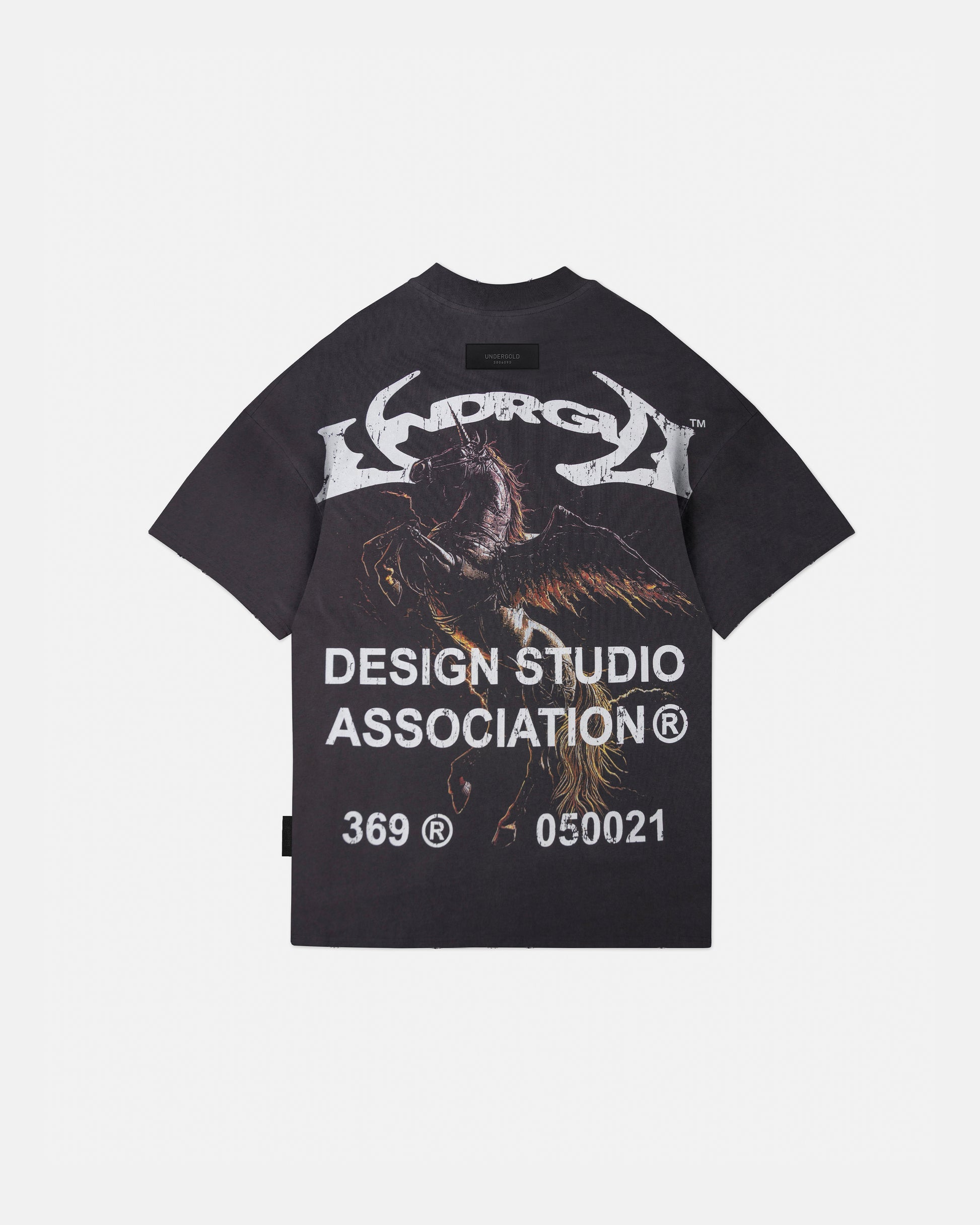 UNDERGOLD THUNDER RIDER PEGASUS TSHIRT VINTAGE GRAY