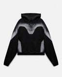 UNDERGOLD - Hoodie Act 1 UG Boxy Fit Sandblast - Black