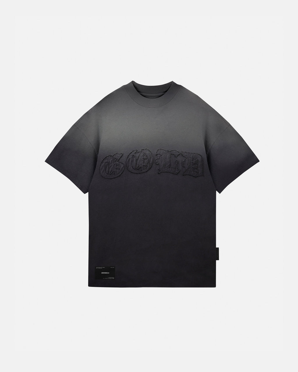 UNDERGOLD GRATIA PLENA GOLD TSHIRT FADED BLACK