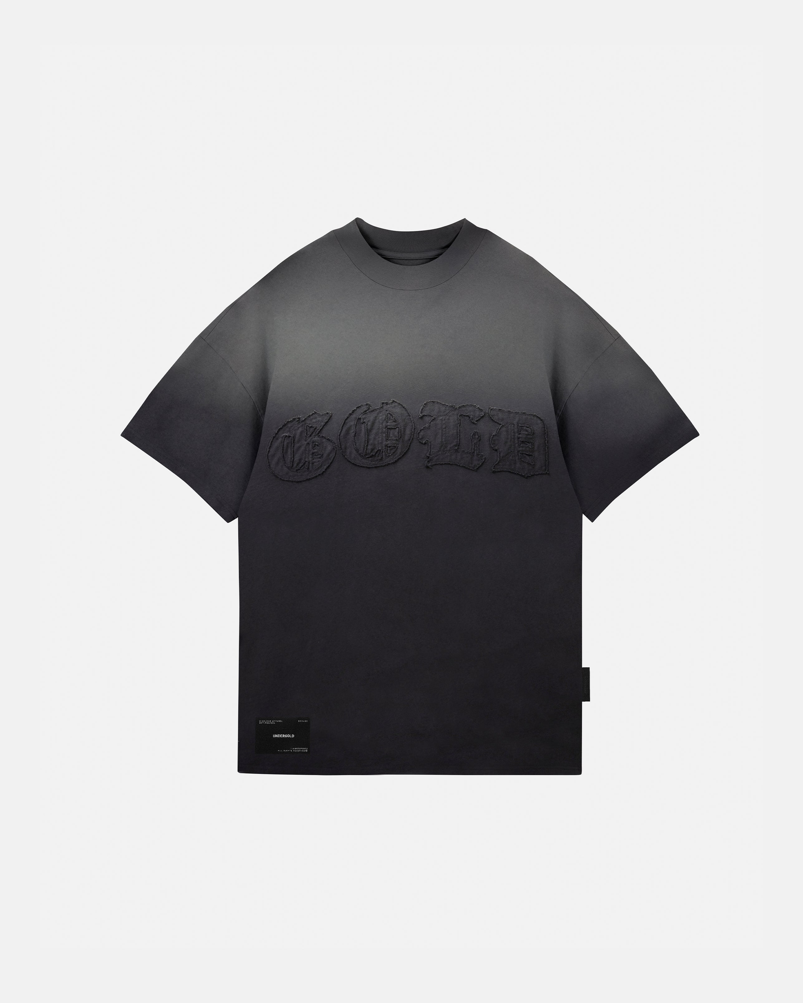 UNDERGOLD GRATIA PLENA GOLD TSHIRT FADED BLACK