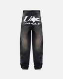 UNDERGOLD AGNUS DEI U STAR WIDE JEAN DIRTY BLACK