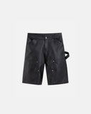 UNDERGOLD CAPSULE BASIC PLEATHER SHORTS BLACK