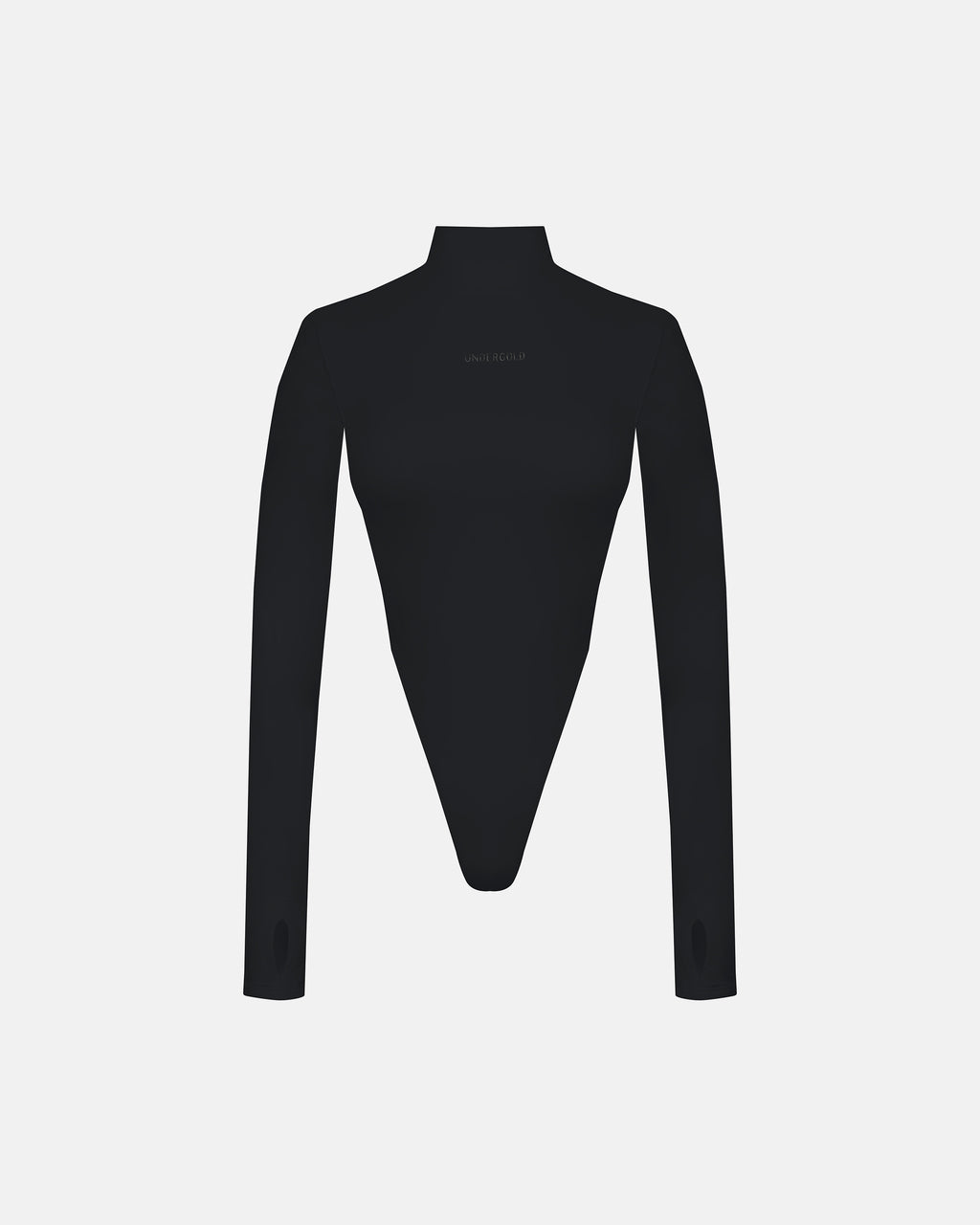 BASICS TURTLENECK BACKLESS BODY BLACK