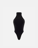 UNDERGOLD BASICS BACKLESS HALTER BODY BLACKL