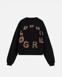 UNDERGOLD ECHOES TREMOR BOXY FIT CREWNECK BLACK