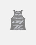 UNDERGOLD - Act 1 Racer Halter Tank Top - Gray