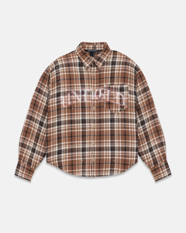 UNDERGOLD - Shirt Act 1 Faith Flannel Plaid - Brown
