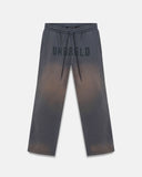 Undergold Spring Worn Logo Straight Pants Sandblast Gray