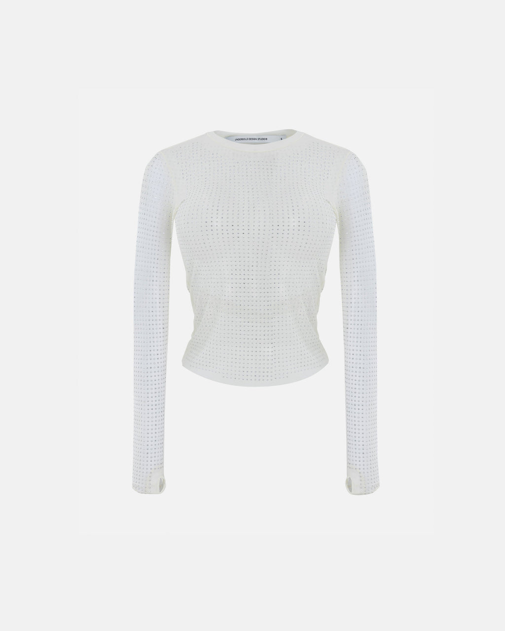UNDERGOLD AGNUS DEI RHINESTONE LONGSLEEVE CREAM