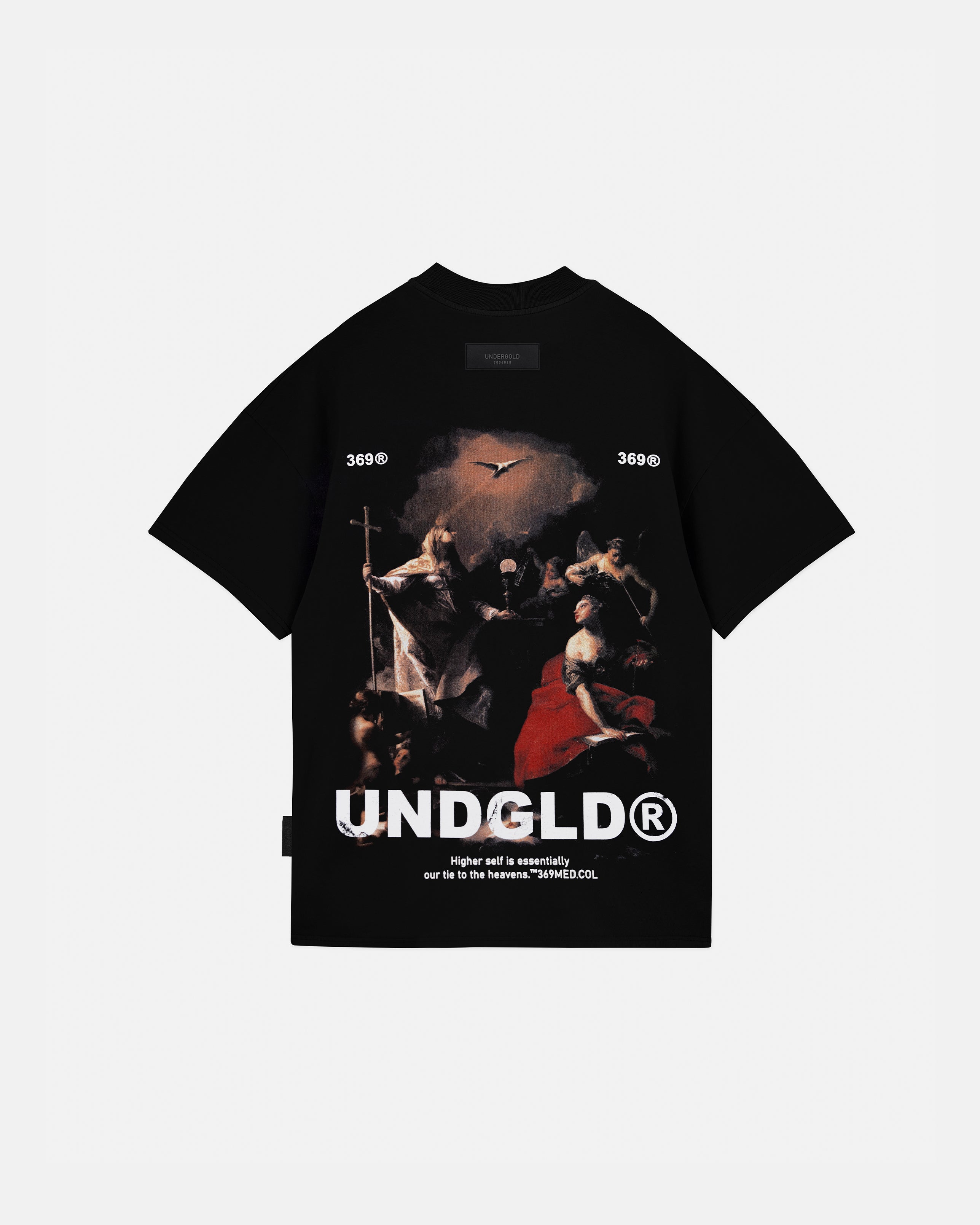 UNDERGOLD GRATIA PLENA HOLY FIRE T-SHIRT BLACK
