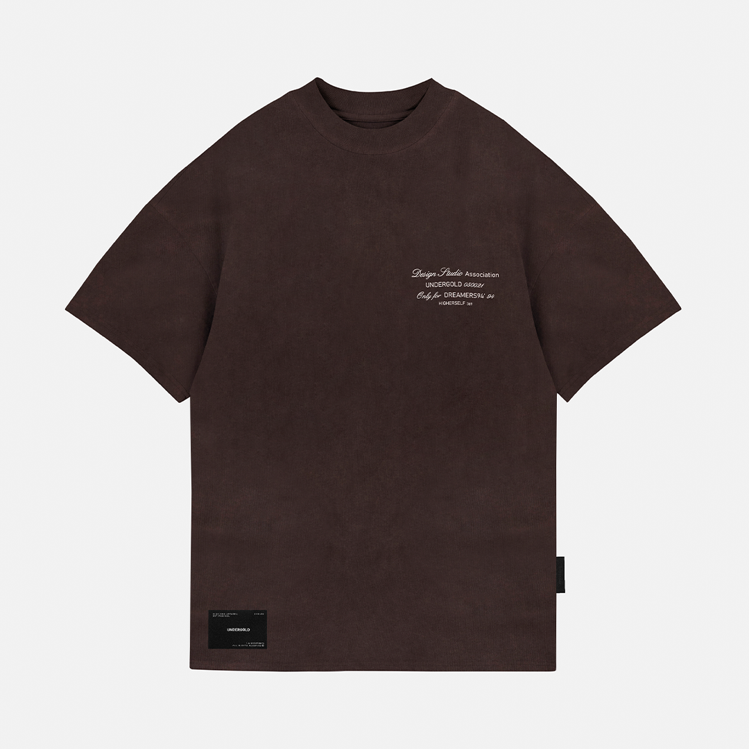 UNDERGOLD DREAMERS BASIC T-SHIRT BROWN