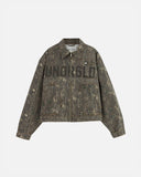Undergold Echoes Undrgld Zip Up Jacket Forest Pattern