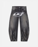 UNDERGOLD - Pants Act 1 UG Star Barrel Vein Jean Washed - Black