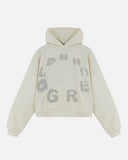Undergold Echoes Tremor Boxy Fit Hoodie White
