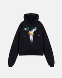 UNDERGOLD CAPSULE ANGEL BOXY FIT HOODIE BLACK