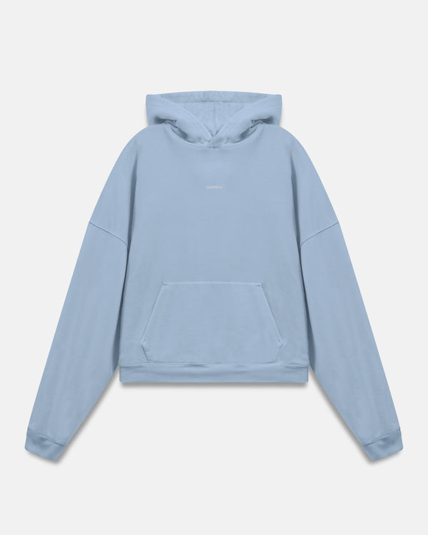 UNDERGOLD - Basics Undergold Boxy Fit Hoodie - Light Blue