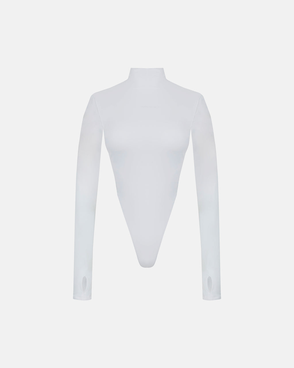 BASICS TURTLENECK BACKLESS BODY WHITE