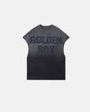 Undergold Golden Heritage Golden Boy Sleeveless Tshirt – Faded Black