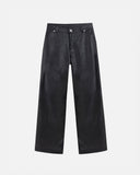 UNDERGOLD W CAPSULE BASIC PLEATHER WIDE JEANS BLACK