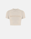 UNDERGOLD GOLDEN HERITAGE RAW BABY TEE – CREAM