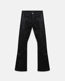 Undergold Basics Pleather Flare Pants Black