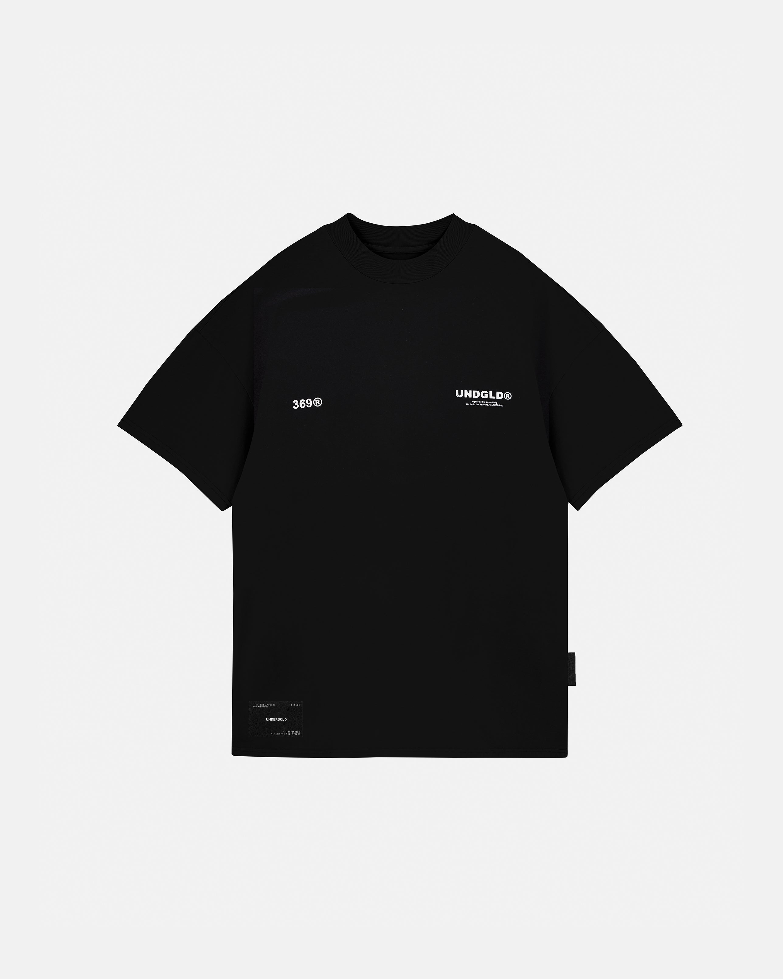 UNDERGOLD GRATIA PLENA HOLY FIRE T-SHIRT BLACK