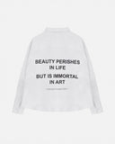 Undergold Echoes Beauty Long Sleeve Boxy Fit Shirt Bone