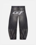 UNDERGOLD - Pants Act 1 UG Star Barrel Vein Jean Washed - Black