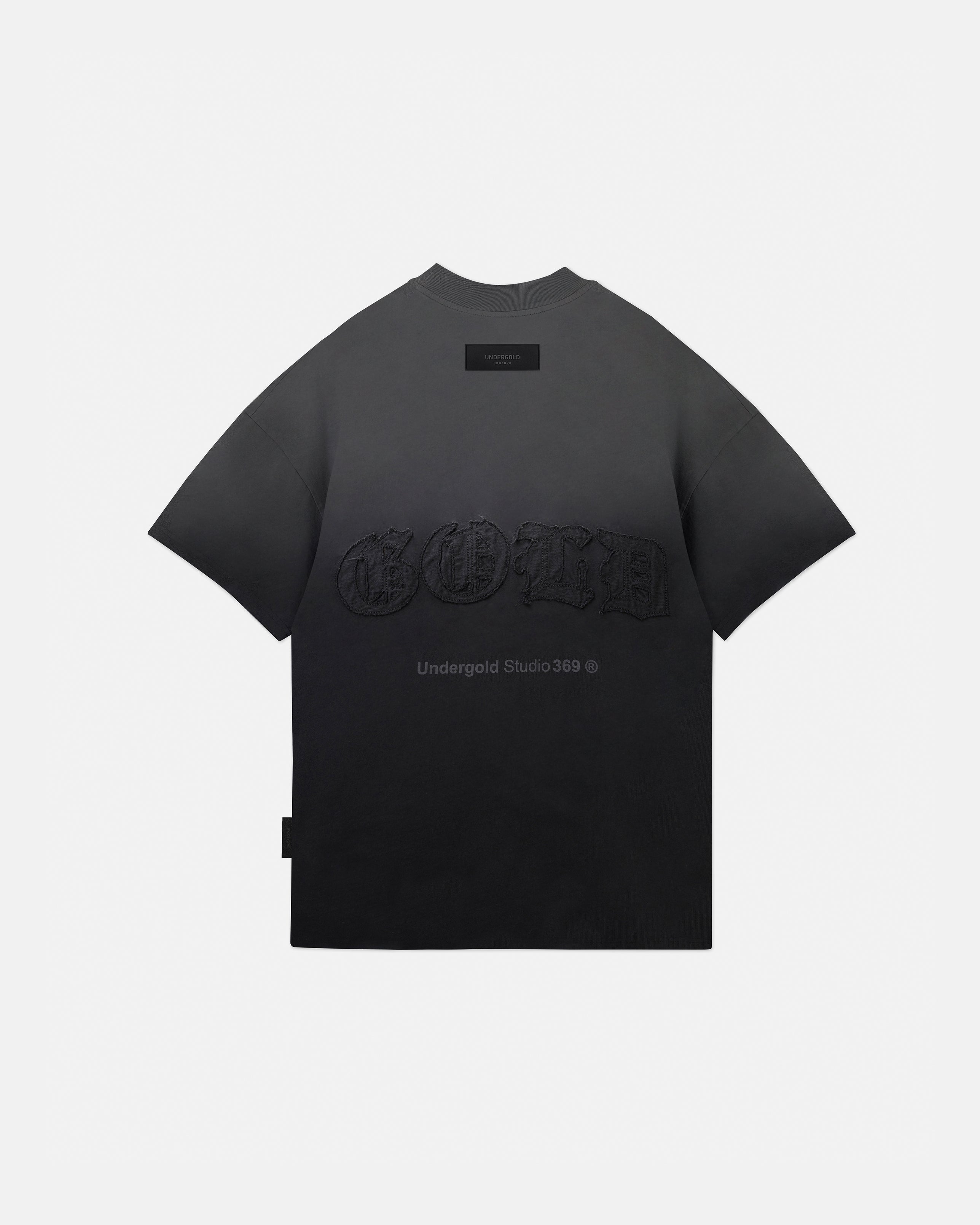 UNDERGOLD GRATIA PLENA GOLD TSHIRT FADED BLACK