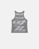 UNDERGOLD - Act 1 Racer Halter Tank Top - Gray