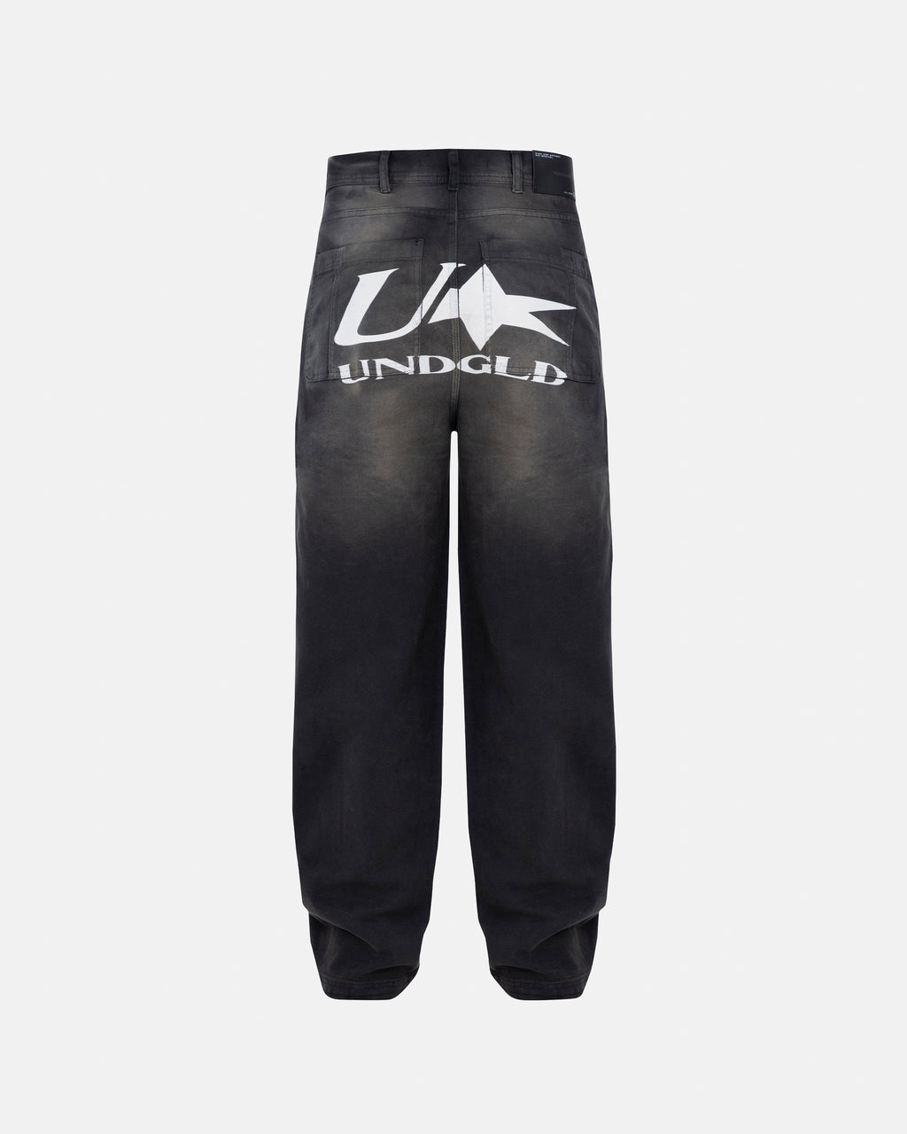 AGNUS DEI U STAR WIDE JEAN DIRTY BLACK