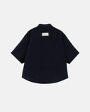 Undergold The Path Monogram Boxy Fit Shirt Blue