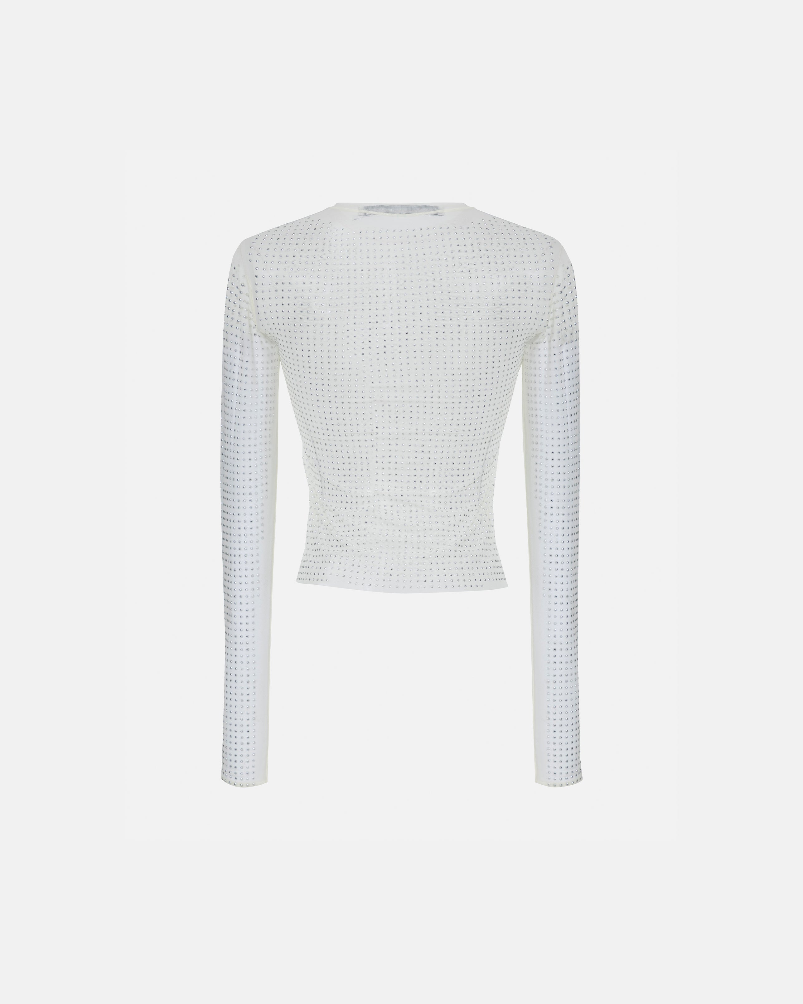 AGNUS DEI RHINESTONE LONGSLEEVE CREAM