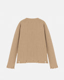 Undergold Basics Undgld Destroyed Knit Sweater – Cream