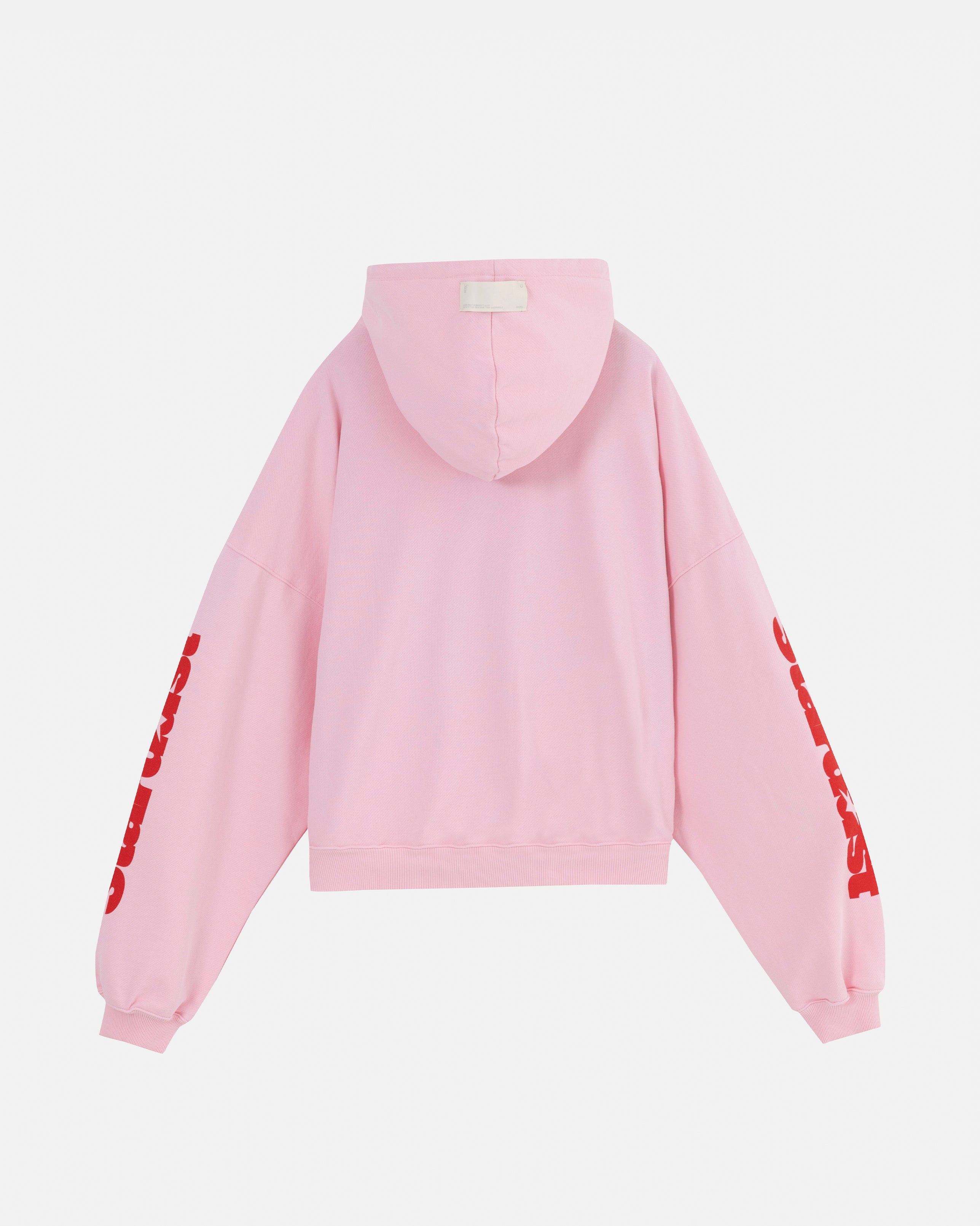 UNDERGOLD  STARDUST SYMBOL BOXY FIT HOODIE PINK