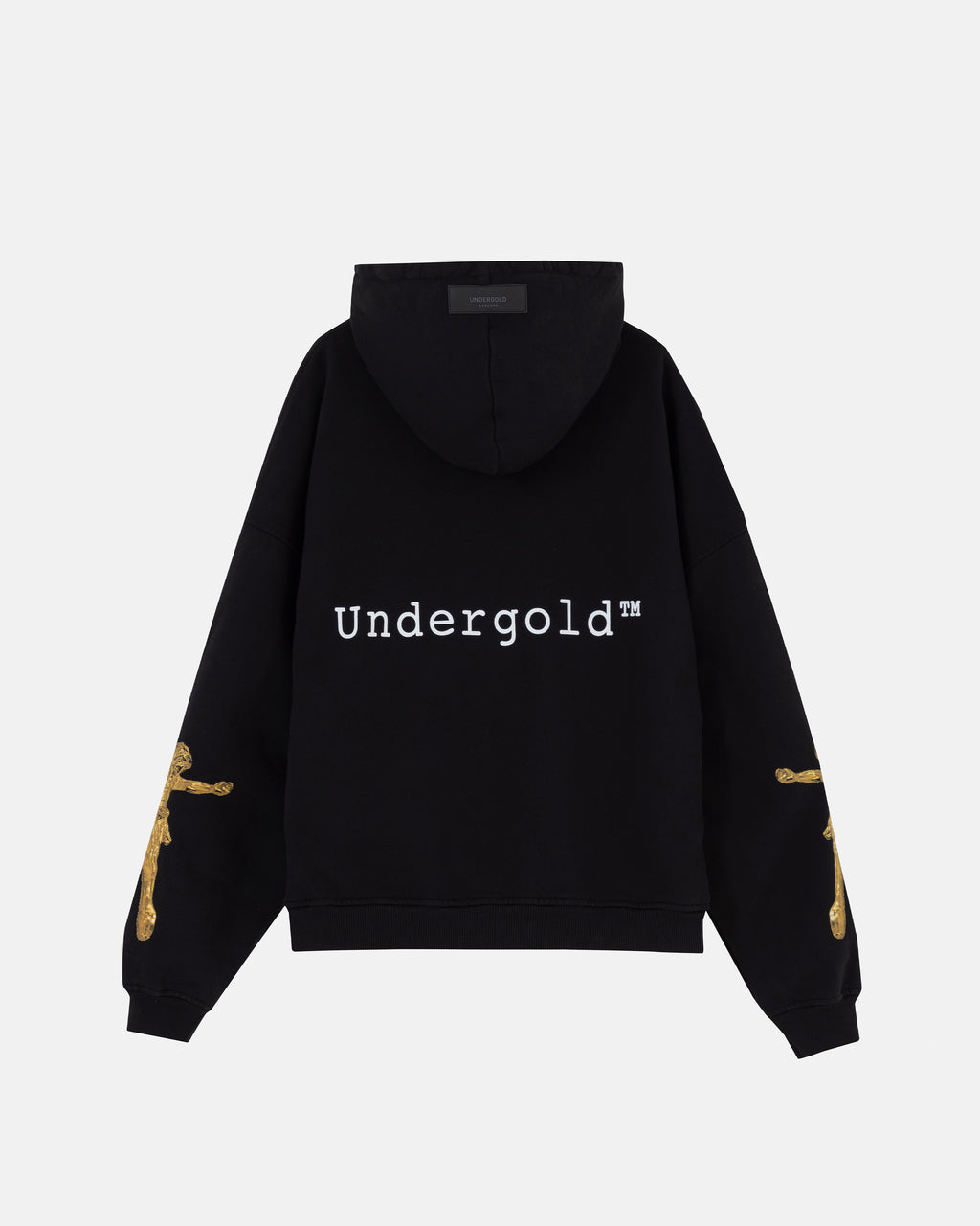 THE PATH GOLDEN CHRIST HOODIE BLACK