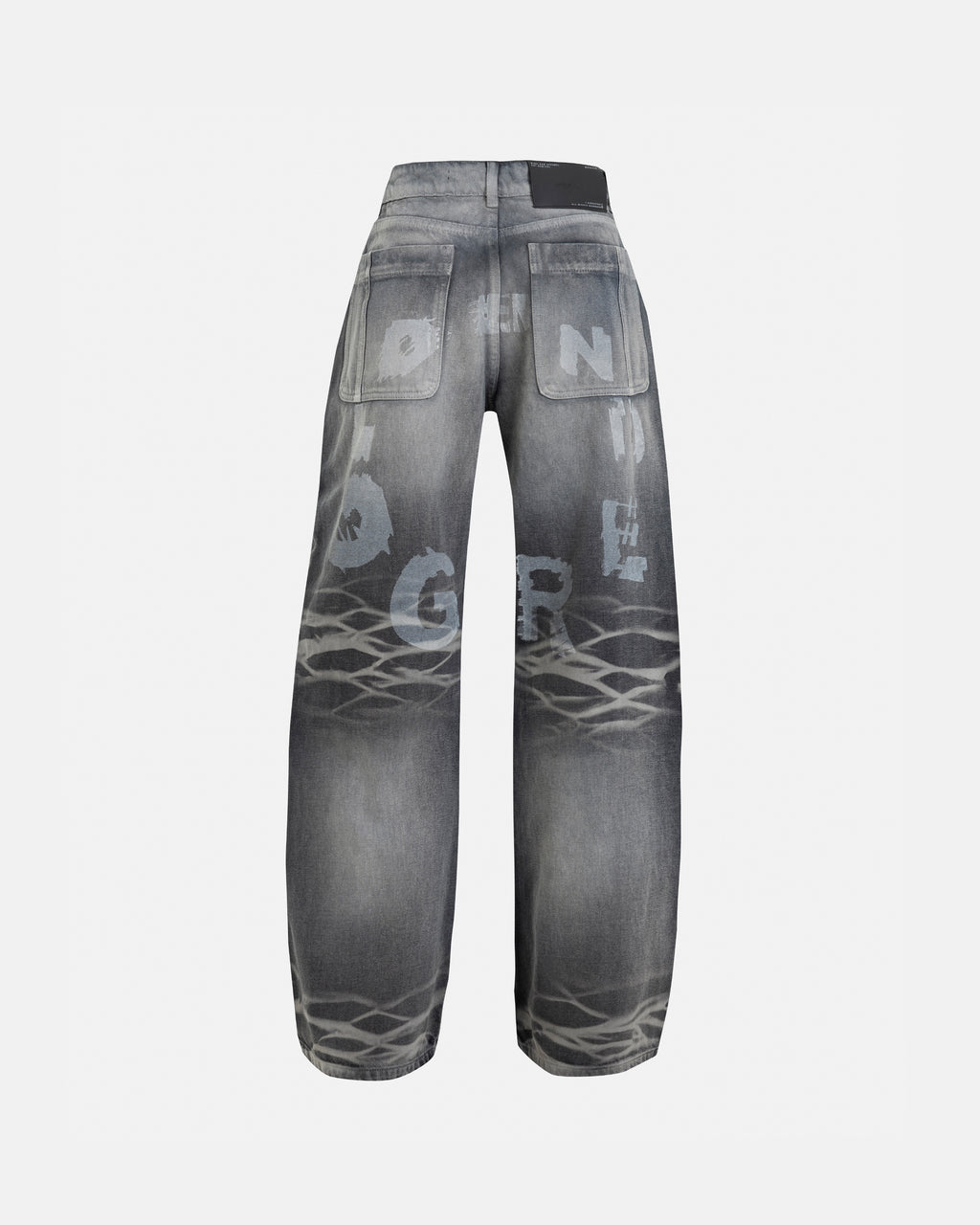 UNDERGOLD W ECHOES TREMOR WIDE JEANS WASHED GRAY