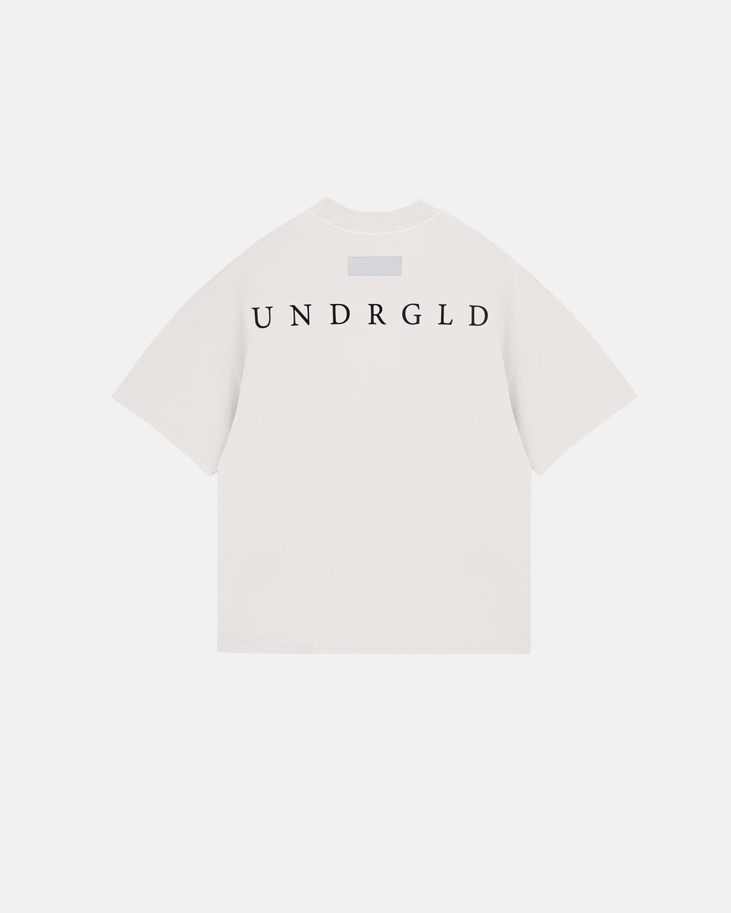 THE PATH MONOGRAM BOXY FIT TSHIRT WHITE