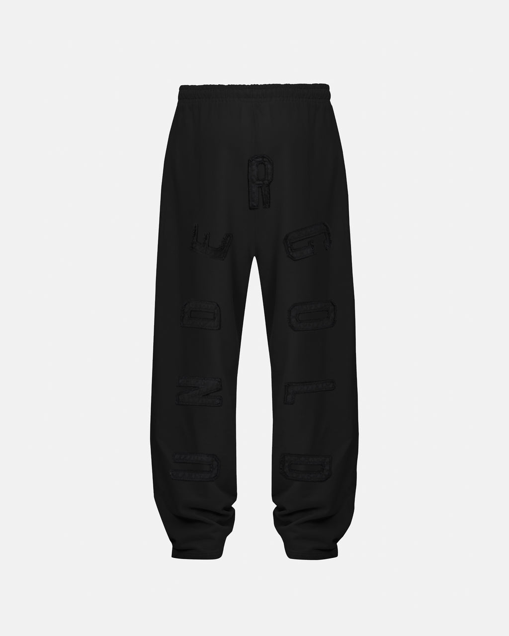 UNDERGOLD STARDUST BASIC STRAIGHT PANTS BLACK