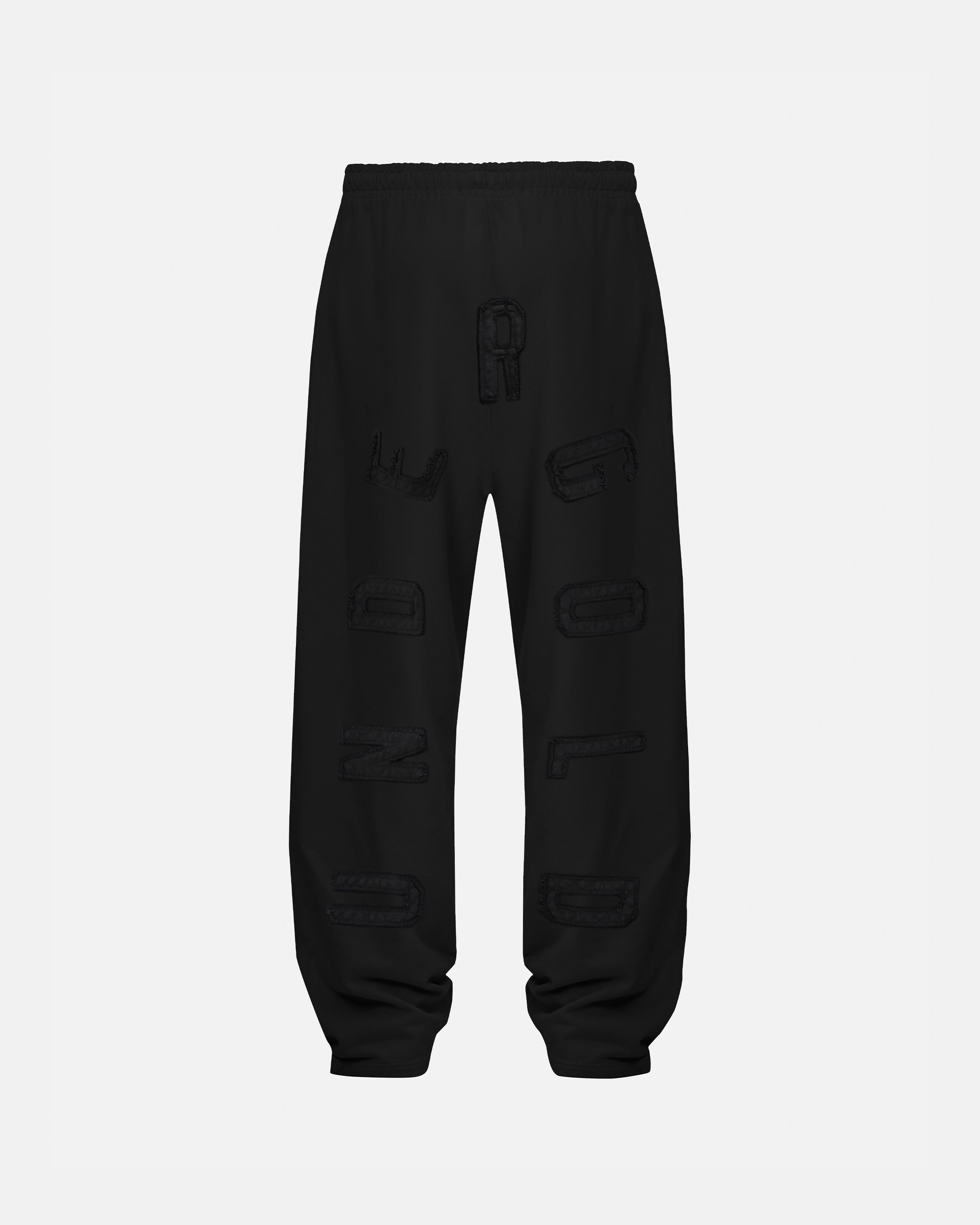 UNDERGOLD STARDUST BASIC STRAIGHT PANTS BLACK
