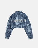 UNDERGOLD W CAPSULE UNDRGLD JACQUARD JACKET CAMMO BLUE