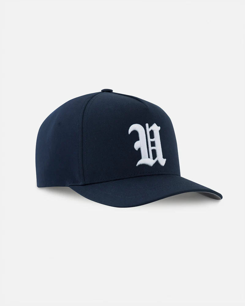LINE U HIGH CROWN CAP NAVY BLUE