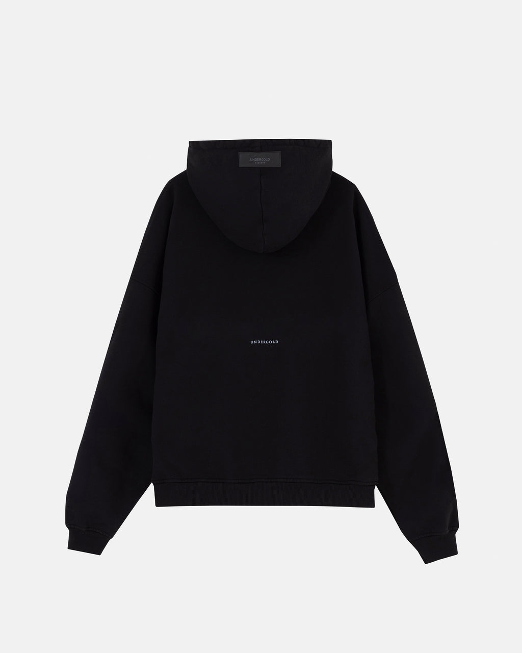 THE PATH MONOGRAM HOODIE BLACK