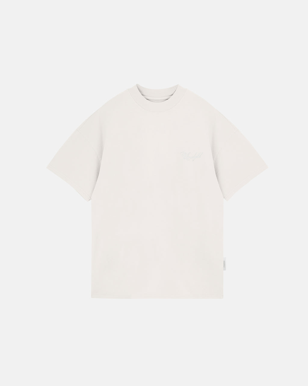 BASICS PEACHED UNDGLD TSHIRT WHITE