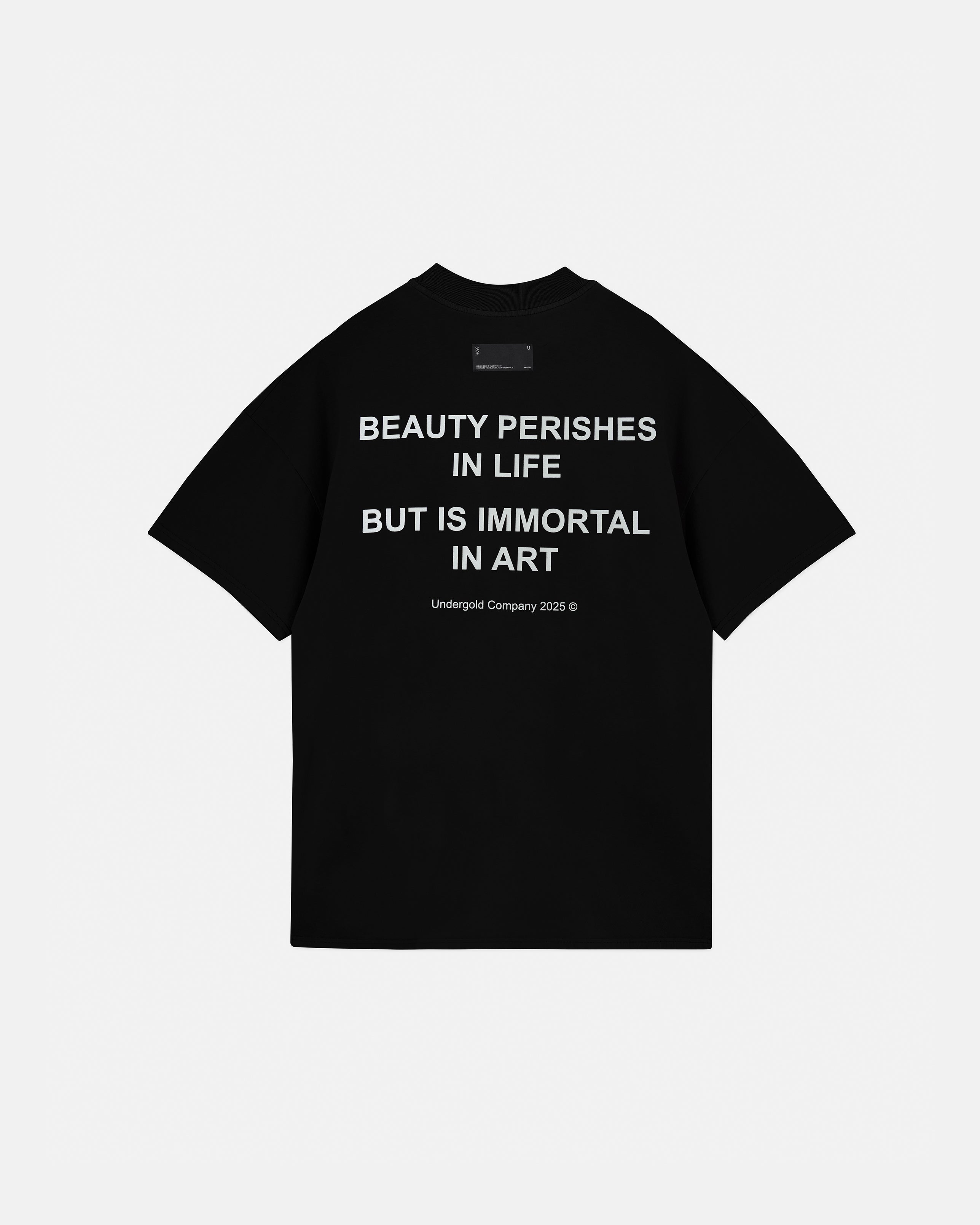 UNDERGOLD ECHOES BEAUTY TSHIRT BLACK