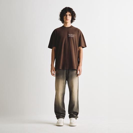 UNDERGOLD DREAMERS BASIC T-SHIRT BROWN