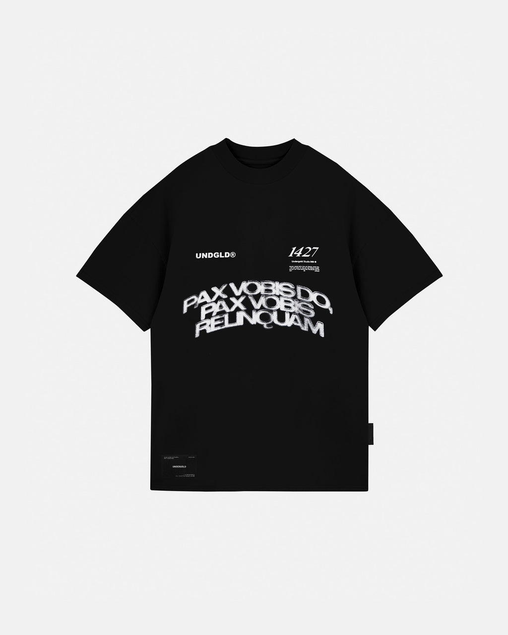 UNDEROGLD GRATIA PLENA PAX TSHIRT BLACK