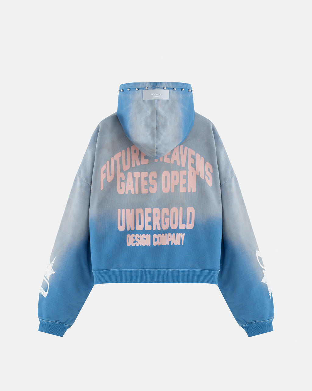 AGNUS DEI FUTURE HEAVENS HOODIE STORM BLUE
