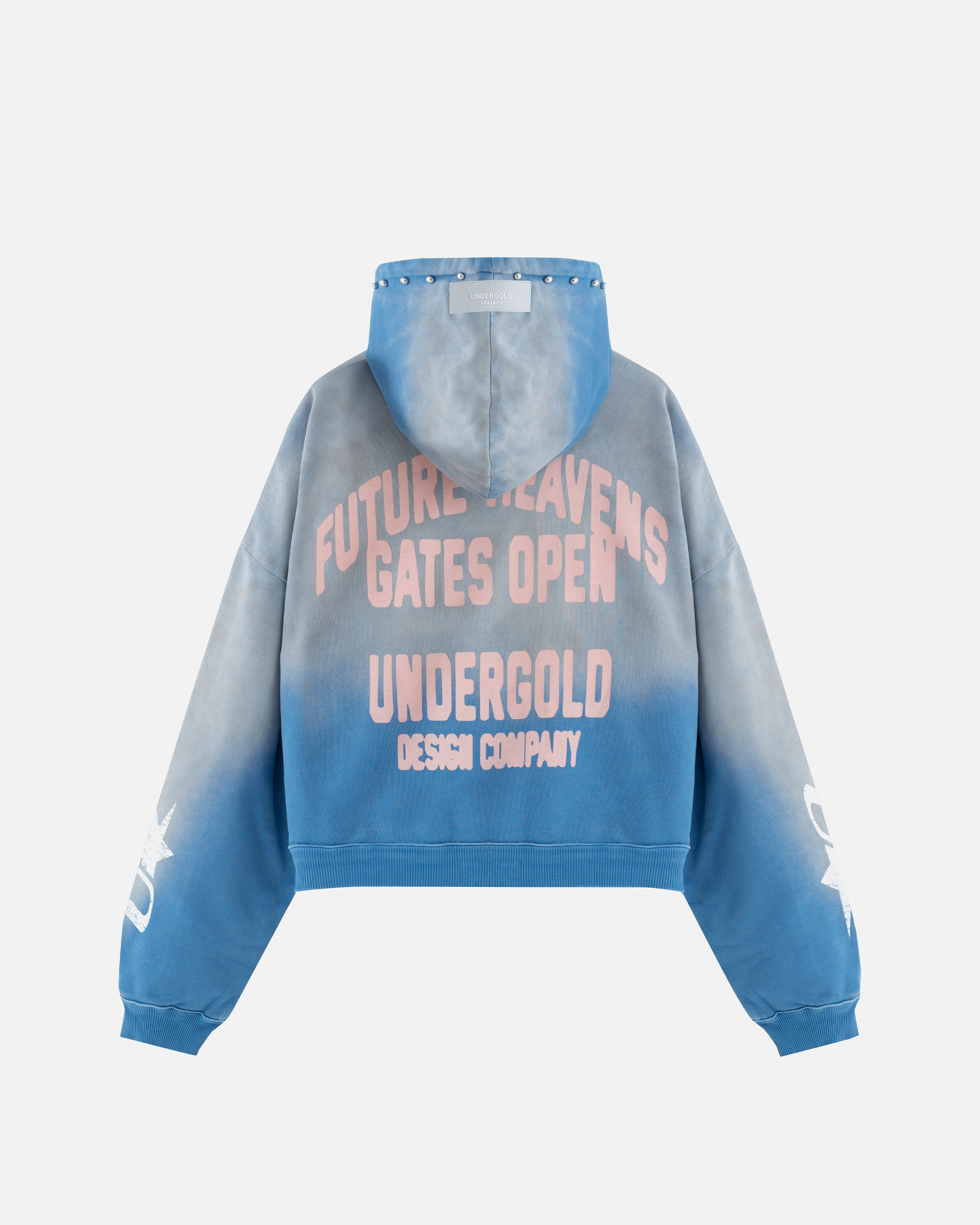 AGNUS DEI FUTURE HEAVENS HOODIE STORM BLUE