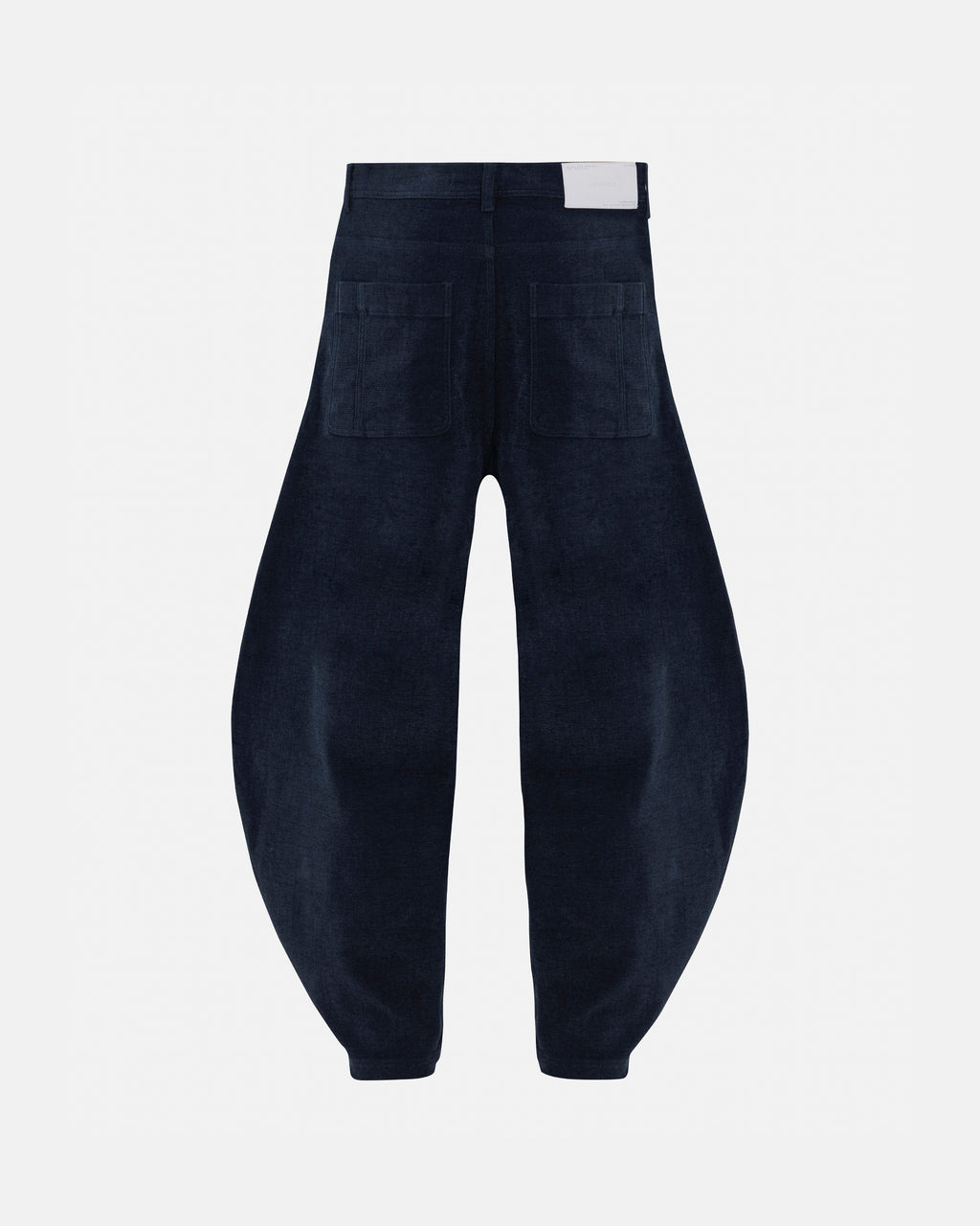 THE PATH MONOGRAM BARREL JEAN BLUE